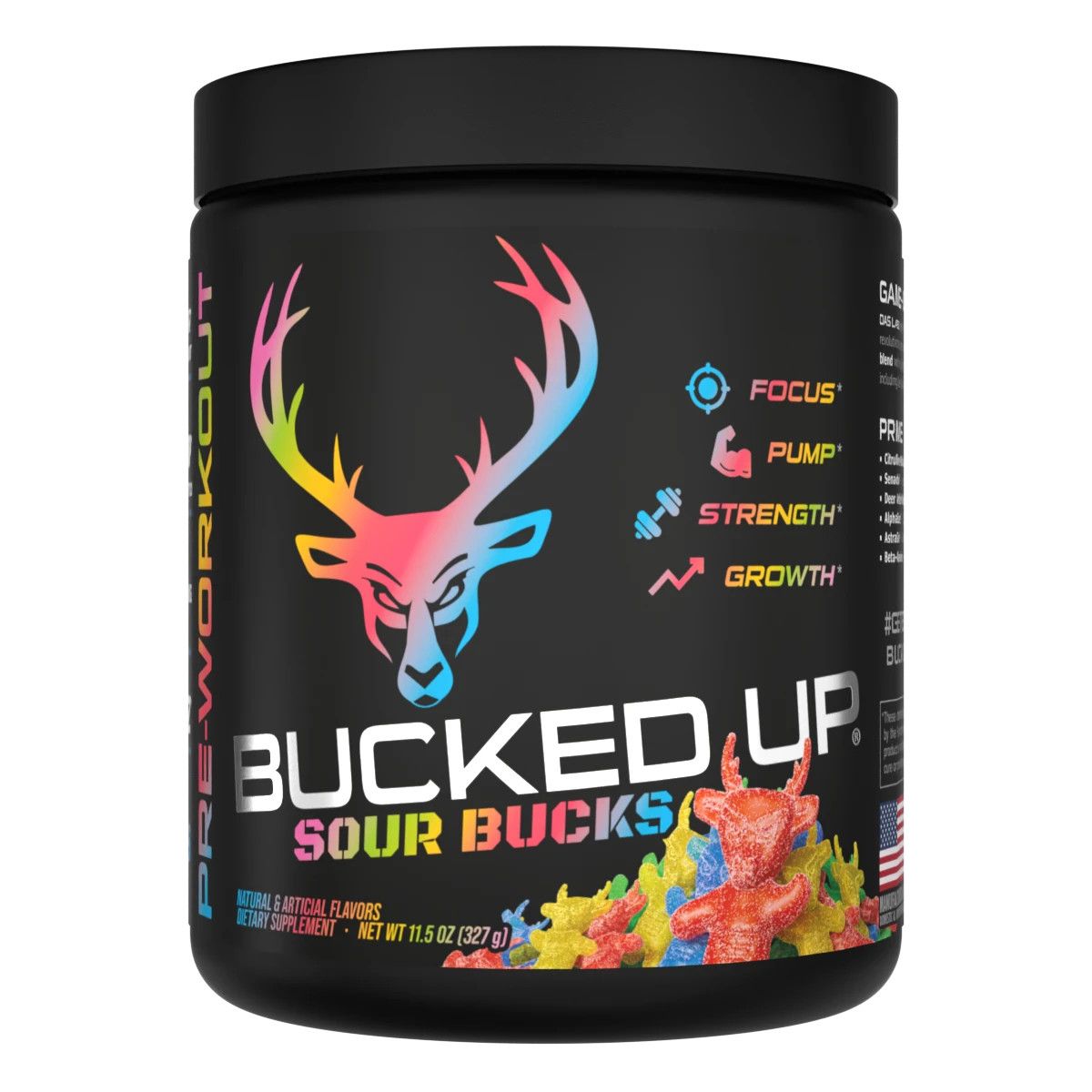 DAS Labs Bucked Up Pre-Workout Sour Bucks