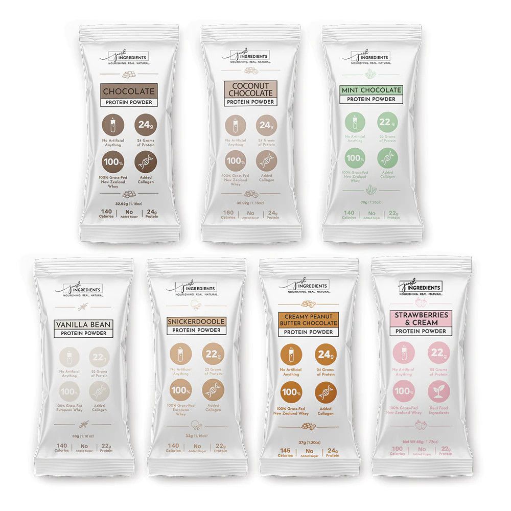 Just Ingredients protein powder sample pack (12 sticks)