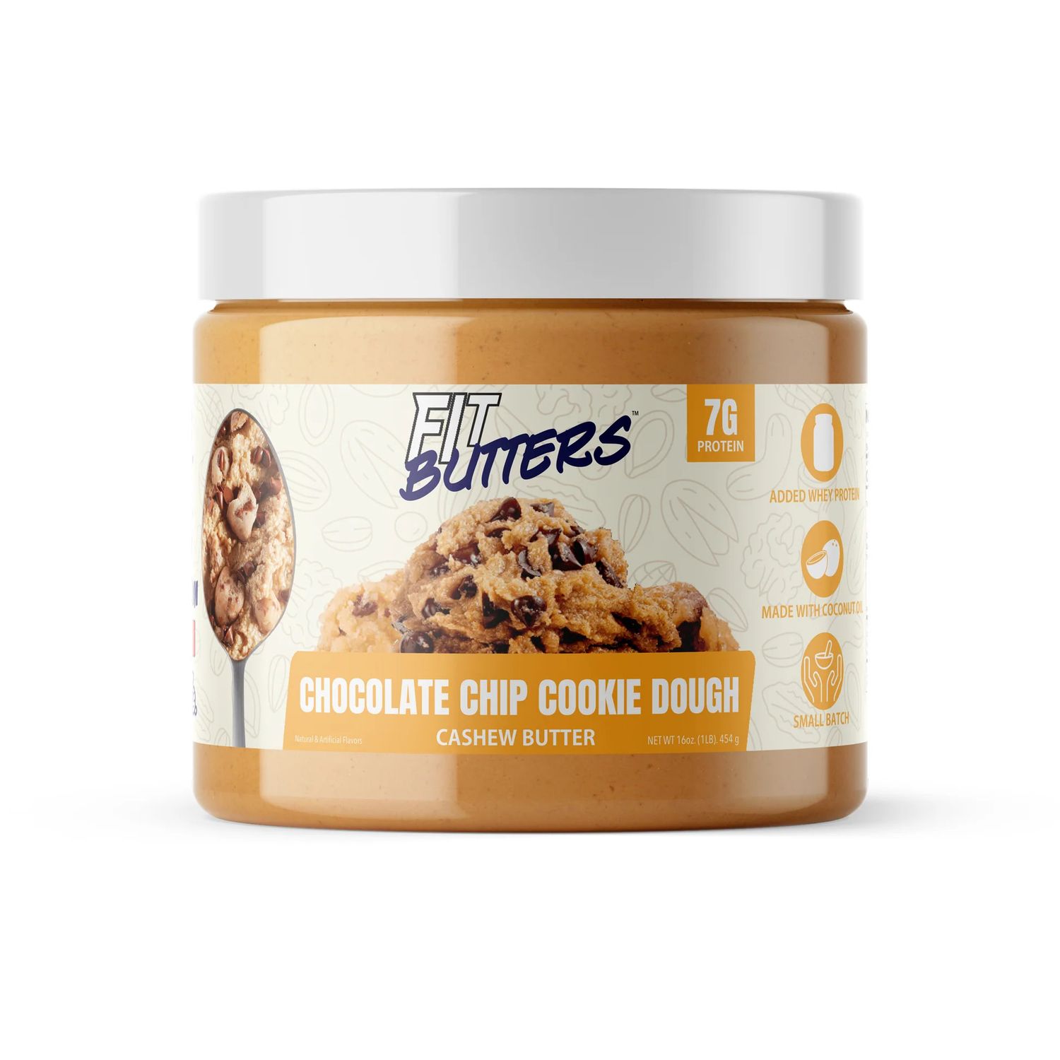 Fit Butters chocolate chip cookie dough cashew butter