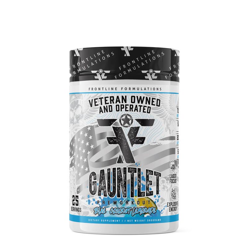Frontline - Gauntlet pre-workout - blue coconut lemonade