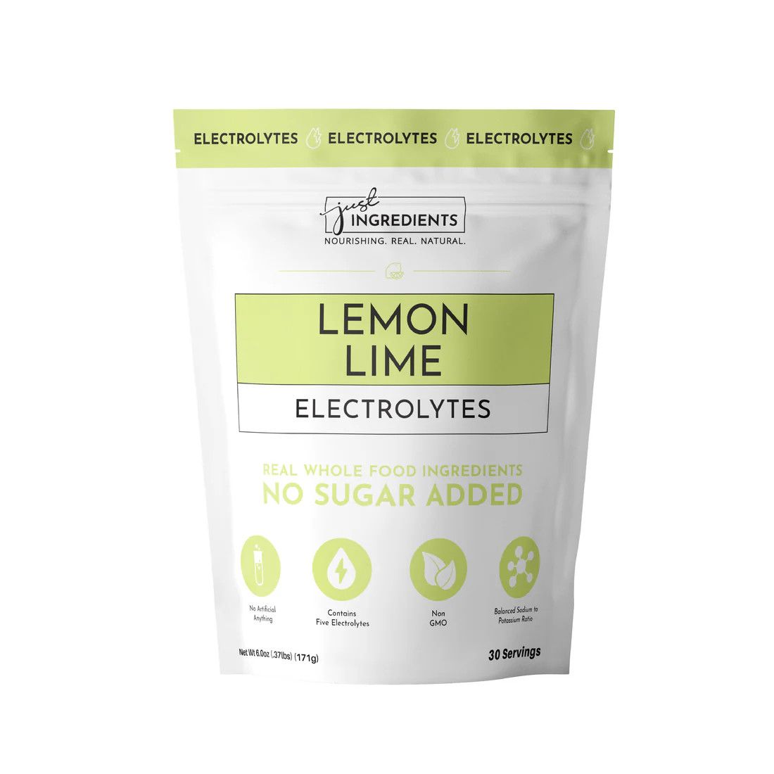 Just Ingredients lemon lime electrolytes