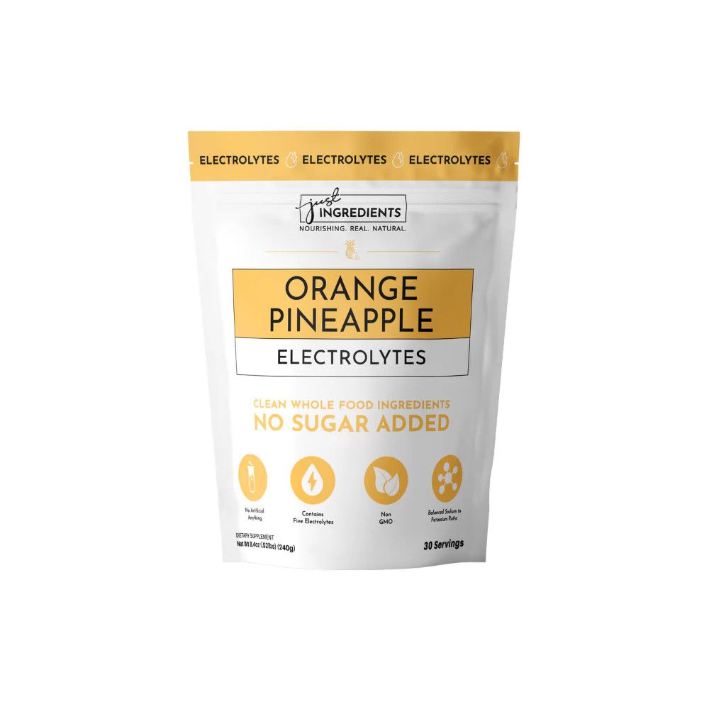 Just Ingredients orange pineapple electrolytes