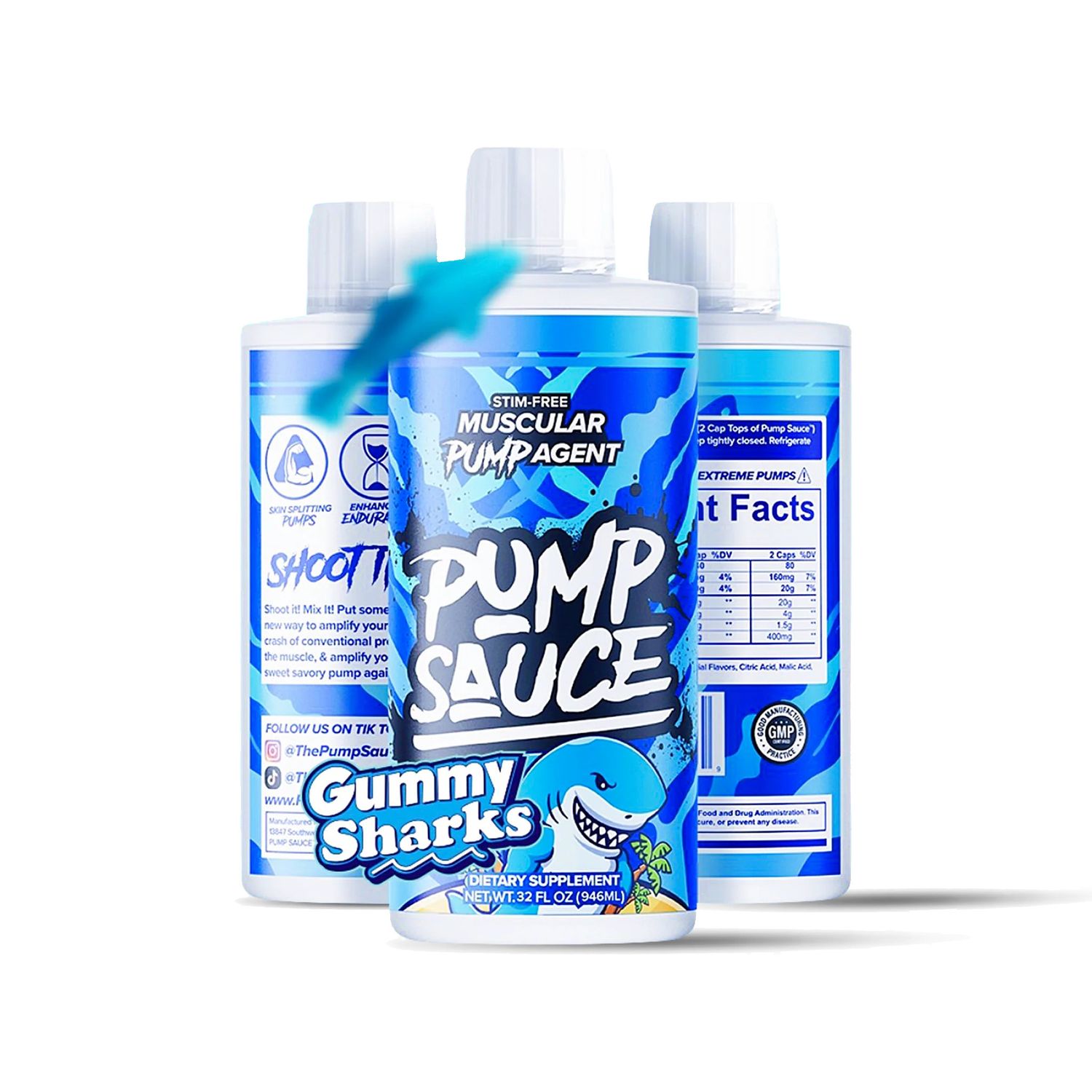 Pump Sauce - gummy sharks
