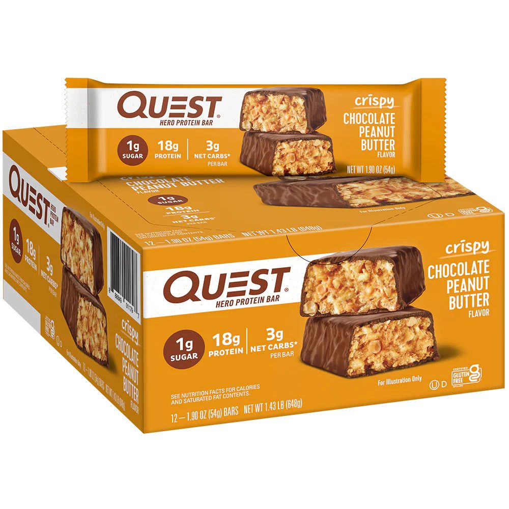 Quest Hero protein bar - chocolate peanut butter