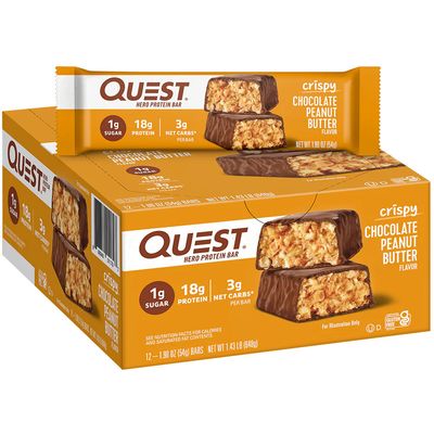 Quest Hero protein bar - chocolate peanut butter