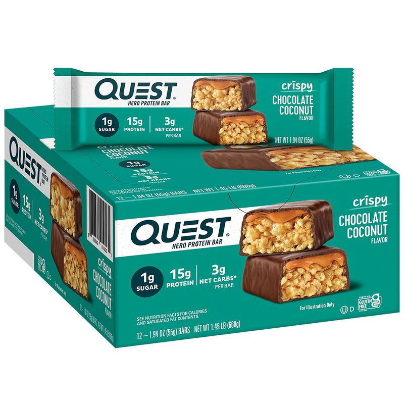 Quest Hero protein bar - chocolate coconut