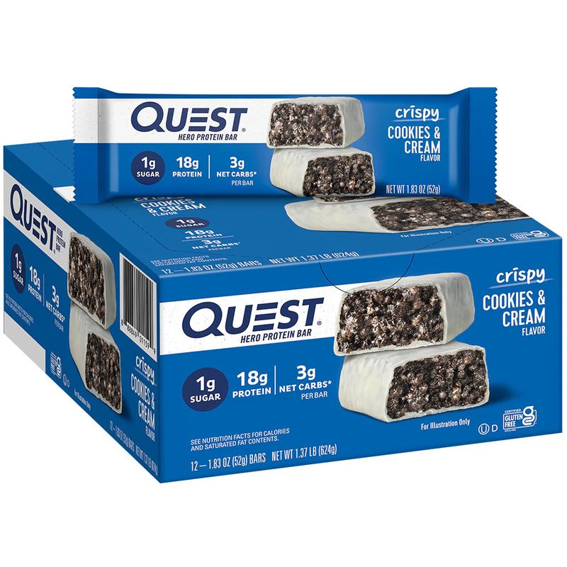 Quest Hero protein bar - cookies &amp; cream