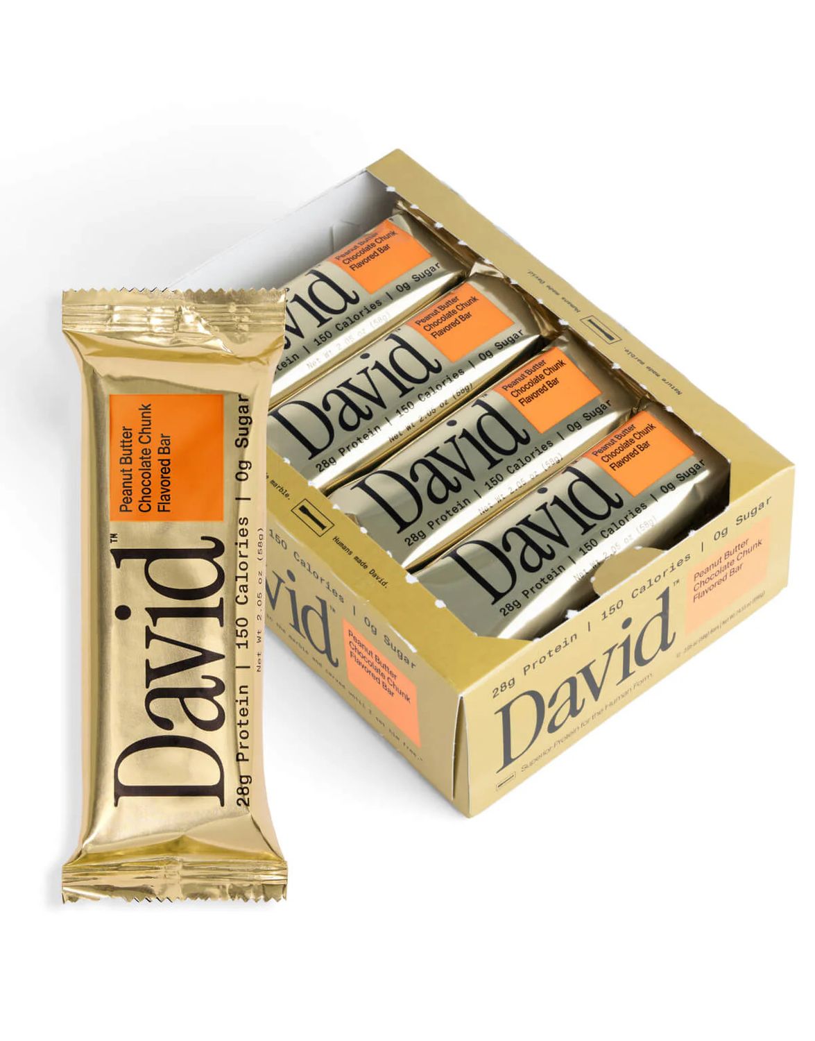 David Protein Bar - peanut butter chocolate chunk