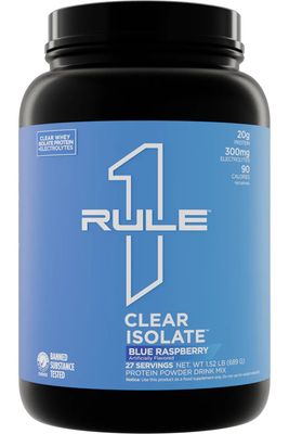 Rule 1 Clear Isolate - blue raspberry