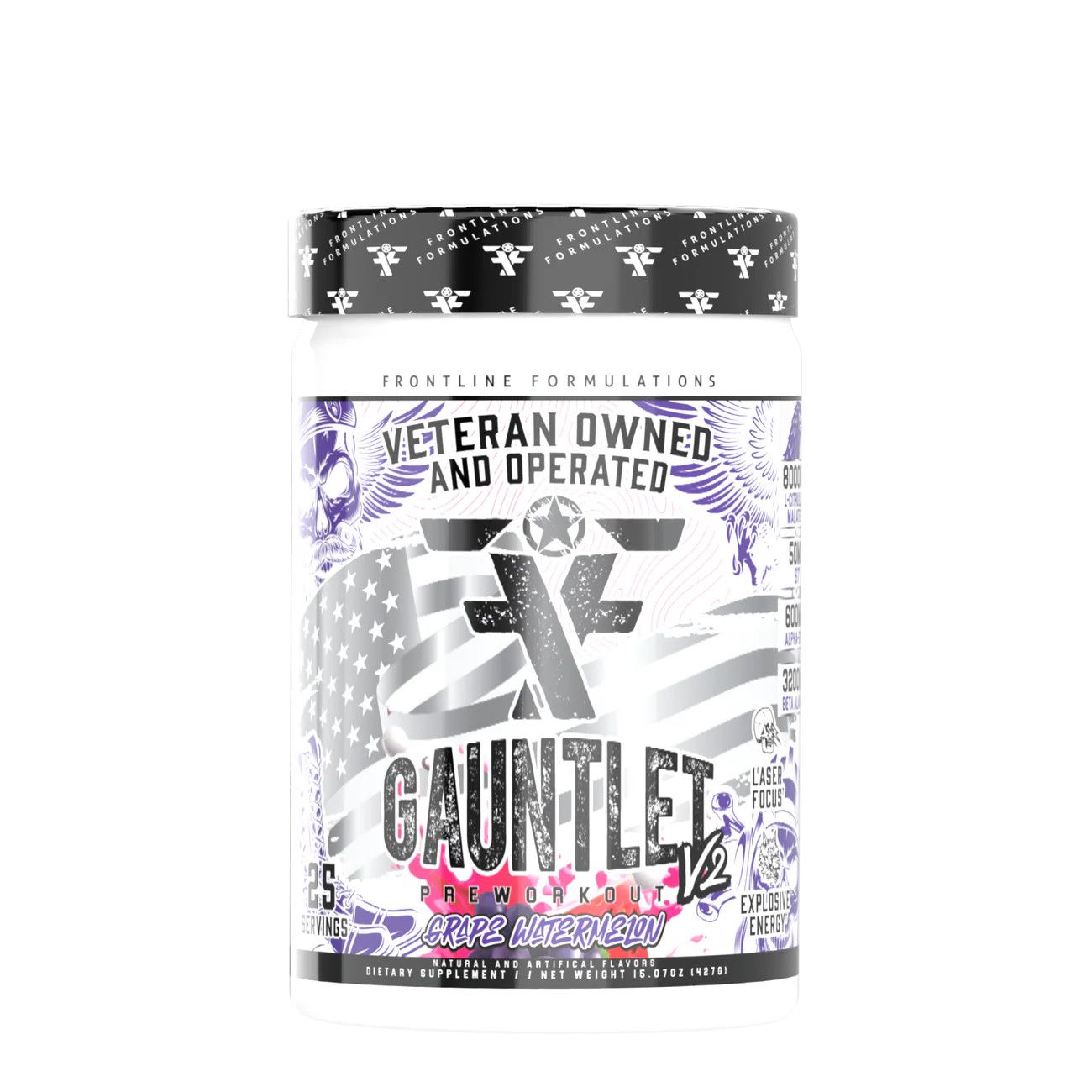 Frontline - Gauntlet pre-workout - grape watermelon