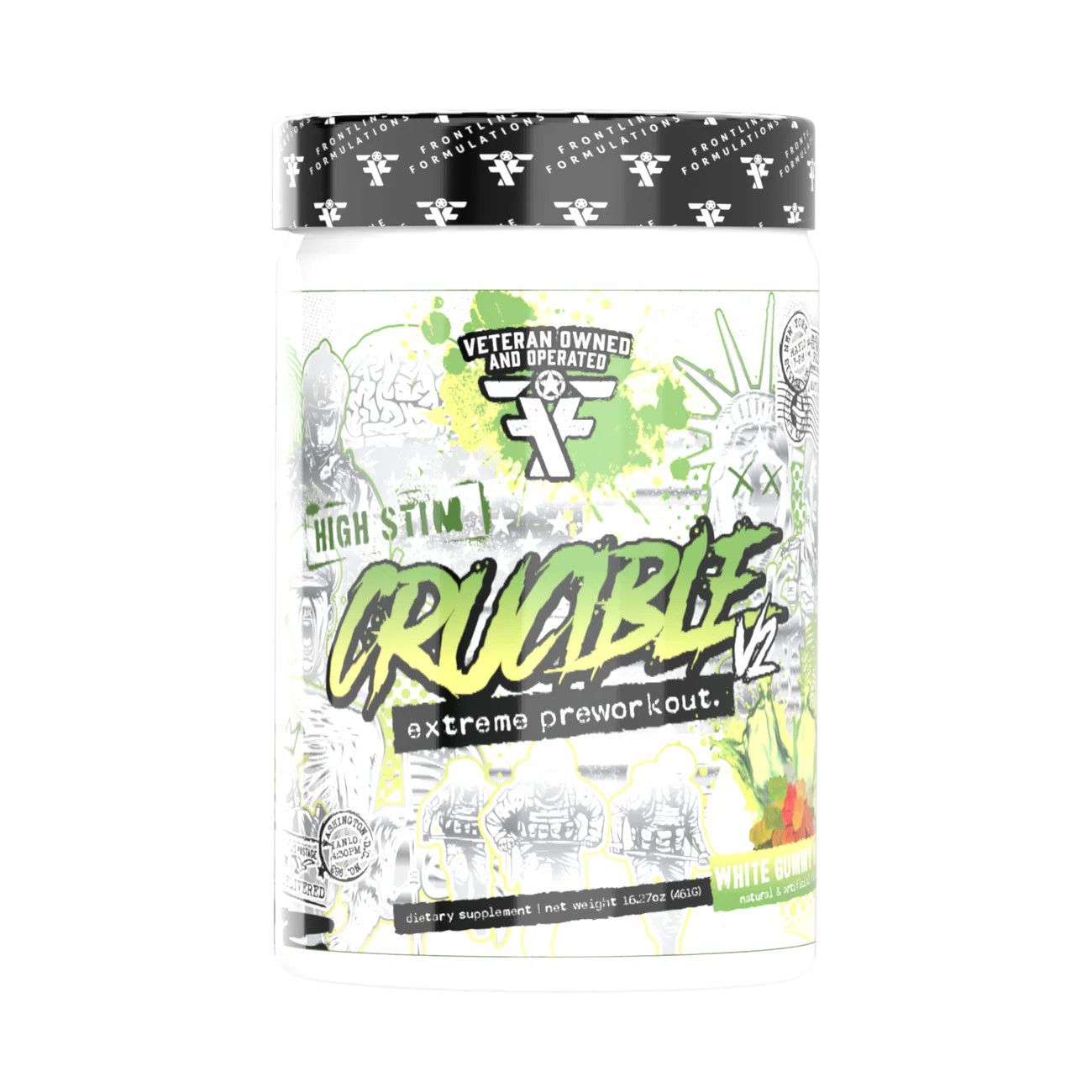 Frontline- Crucible Pre-Workout - White Gummy Bear