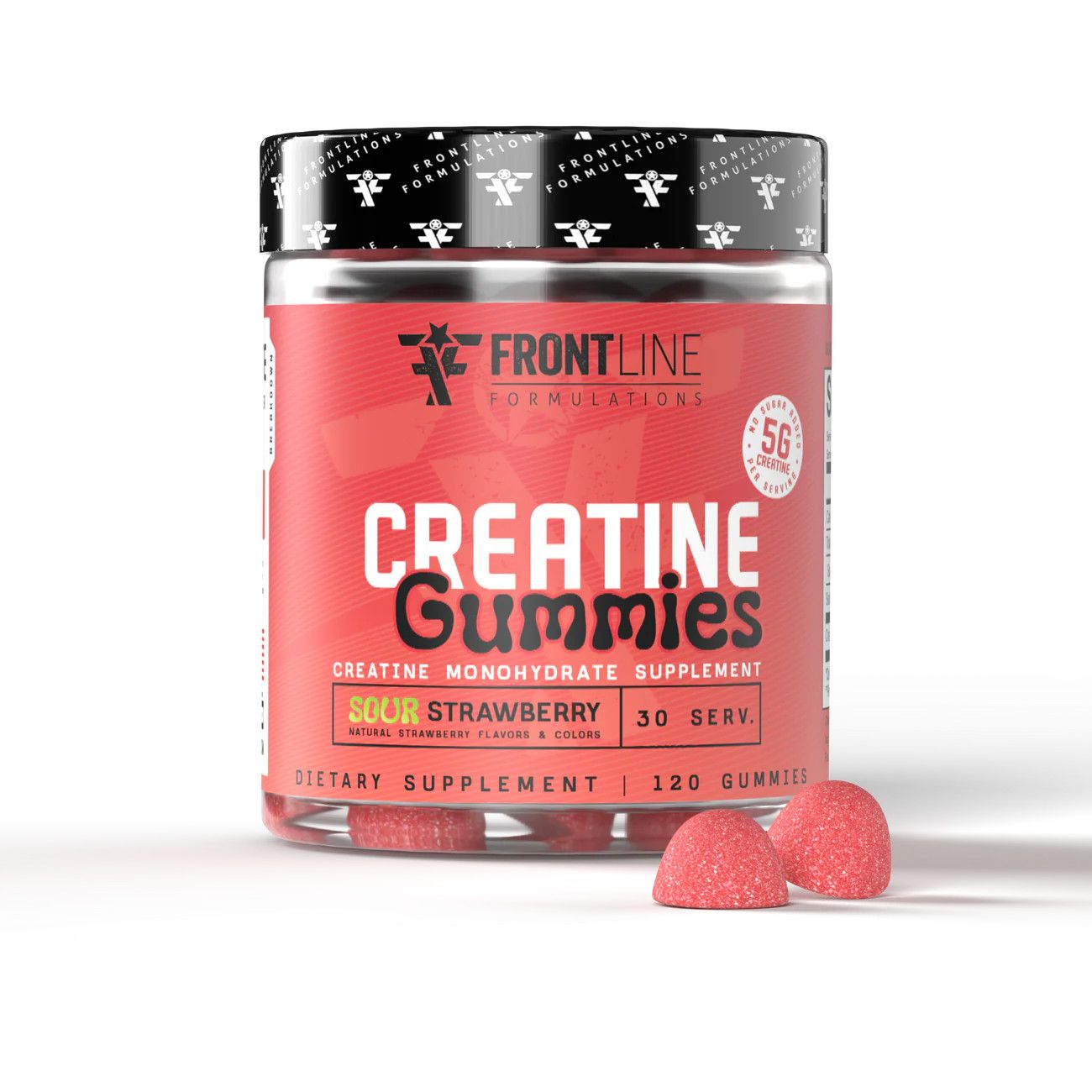 Frontline - Creatine Gummy - Sour Strawberry