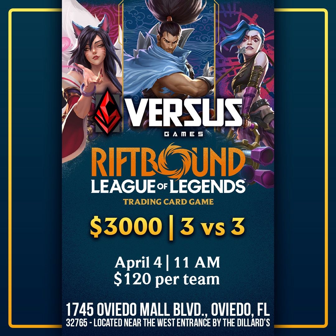 Riftbound: Team 3v3 - Tournament Entry