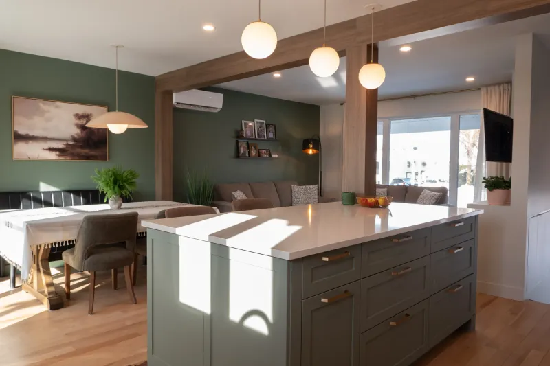 Rénovation de cuisine et salon