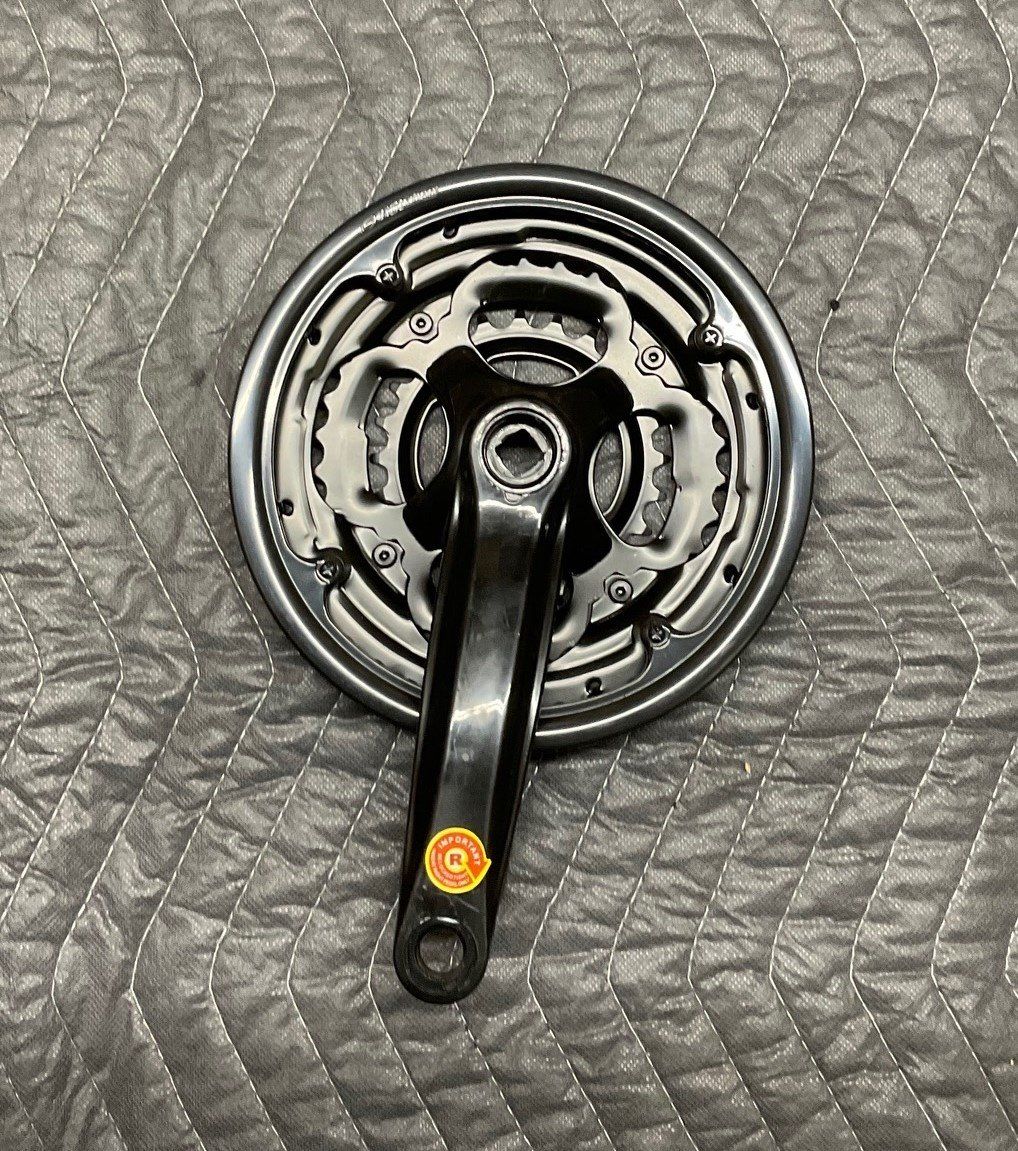 3 Speed Bicycle Chainwheel Set (Black) 25/33/42