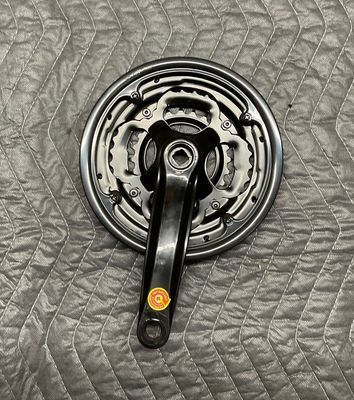 3 Speed Bicycle Chainwheel Set (Black) 25/33/42