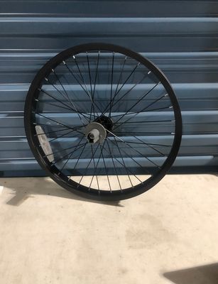 20&quot; Front Bicycle Wheel / Aluminum (Black)