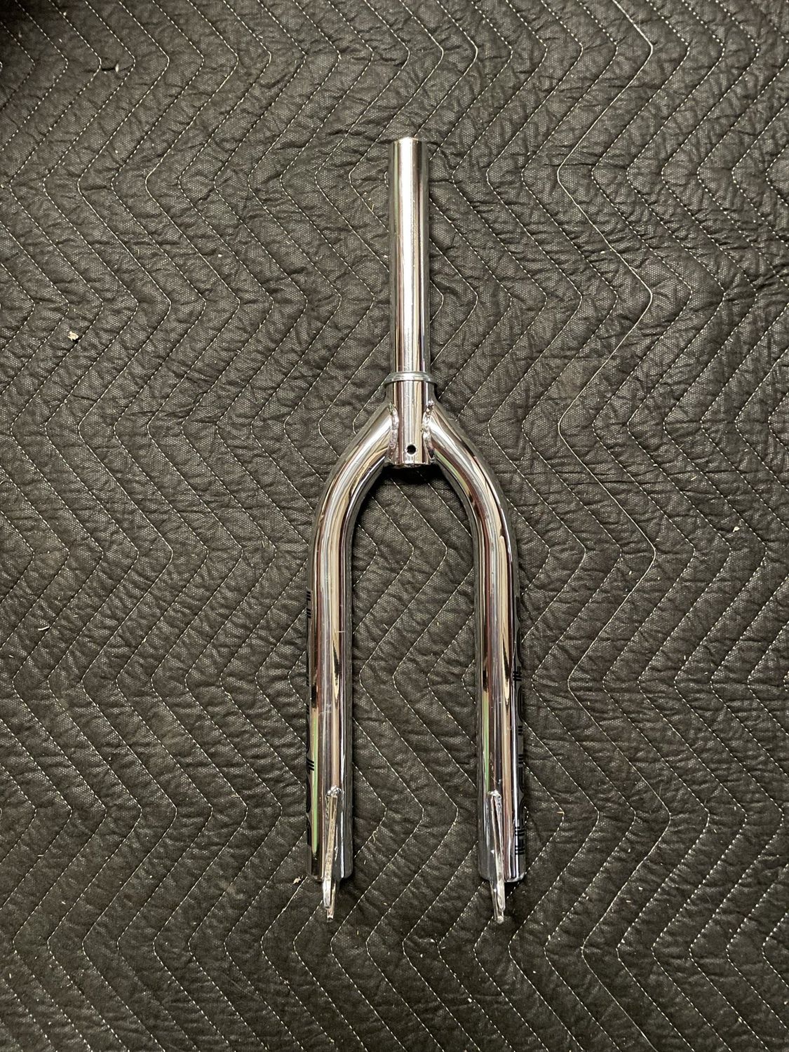 Thruster 20” Threadless Bicycle Fork 1 1/8&quot; x 6 3/8” Steer Tube (Silver)