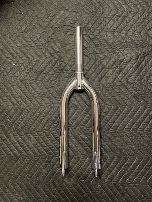 Thruster 20” Threadless Bicycle Fork 1 1/8&quot; x 6 3/8” Steer Tube (Silver)
