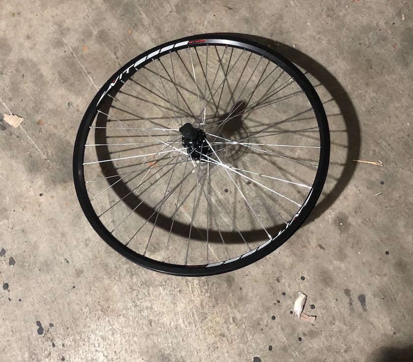 Vitesse Ozone  / 24&quot; Rear Bicycle Wheel / Freewheel (Black)