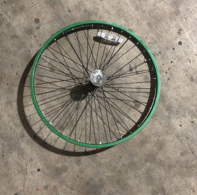 26&quot; Front Wheel / Aluminum (Green)