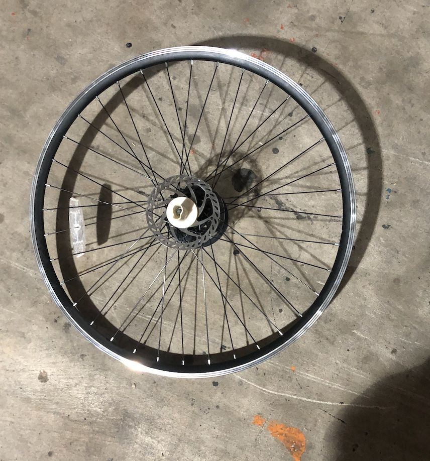 29&quot; Rear Bicycle Wheel / Aluminum / Freewheel (Silver)