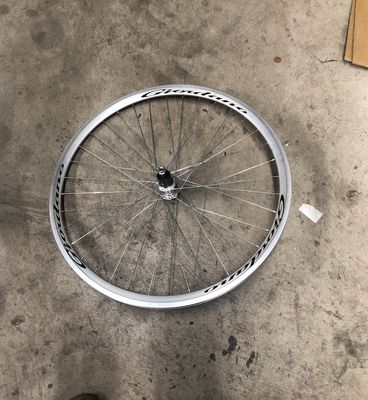 Giordano 700C Rear Bicycle Wheel / Aluminum / Cassette (Silver)