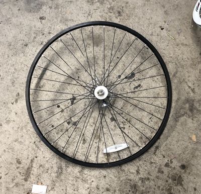 29&quot; Bicycle Wheel / Aluminum (Black)