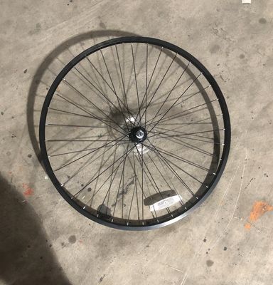 26&quot; Rear Bicycle Wheel / Aluminum / Freewheel (Black)