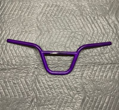 20&quot; Bicycle Handlebars (Purple w/ Silver Decal)