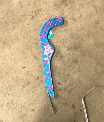 Bicycle Chain Guard for Kid's Bike (Blue and Pink Argyle)