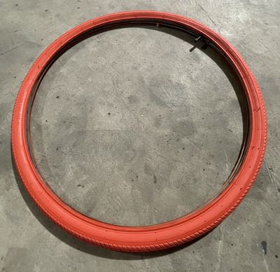 Bulk 700 X 38 Tire &amp; Tube (Red)