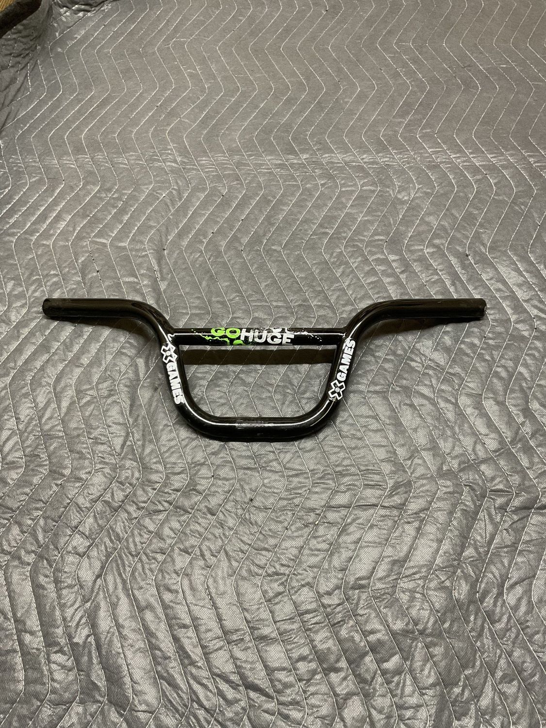 X-Games GoHuge 16” Bicycle Handlebars (Black w/ Green)
