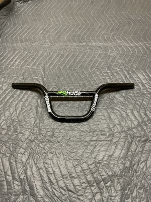 X-Games GoHuge 16” Bicycle Handlebars (Black w/ Green)