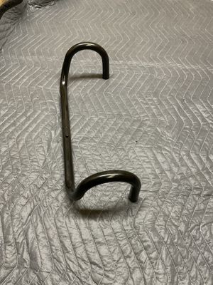2 Piece Drop Bar Bicycle Handlebars (Black)