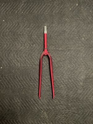 GMC 1” x 7 5/8” Threaded 700C Hybrid Bicycle Fork (Red)