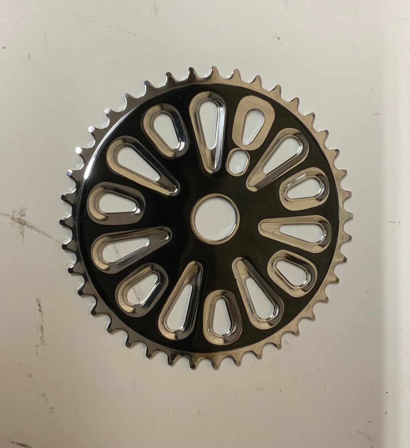 Bicycle Chainring (Black/Silver) 40T