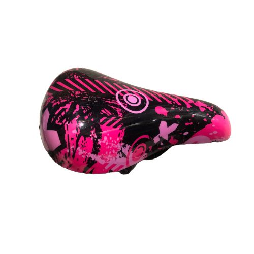 Children&#39;s Bicycle Seat (Black &amp; Pink)