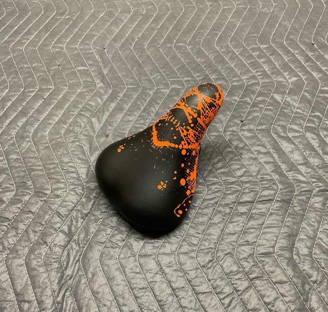 Children’s Bicycle Seat (Orange Splatter)