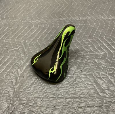 Children’s Bicycle Seat (Green Flames)