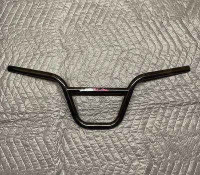 16&quot; Bicycle Handlebars (Black w/ White &amp; Pink Decal)