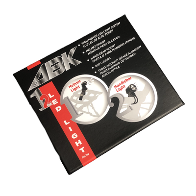 ABK 2 in 1 LED Front Light (Handlebar or Helmet Mount)
