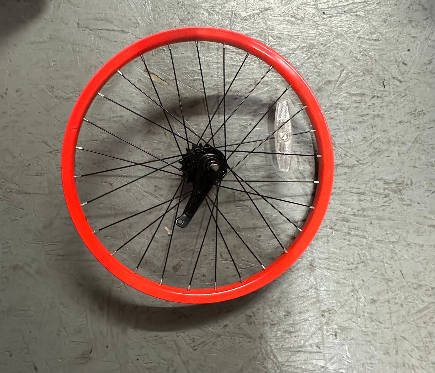 20" Rear Bicycle Wheel / Coaster Brake /(Red)