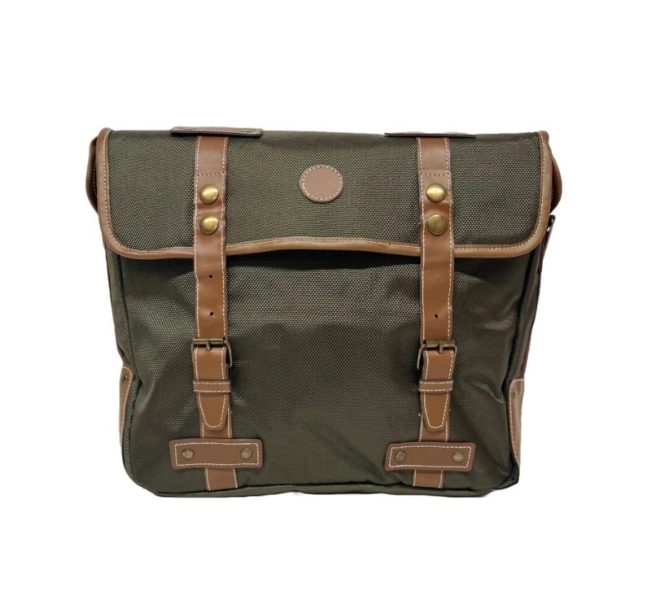 New Tramp Rear MTS Pannier Bag w/ Hook Fastening Olive/Brown X