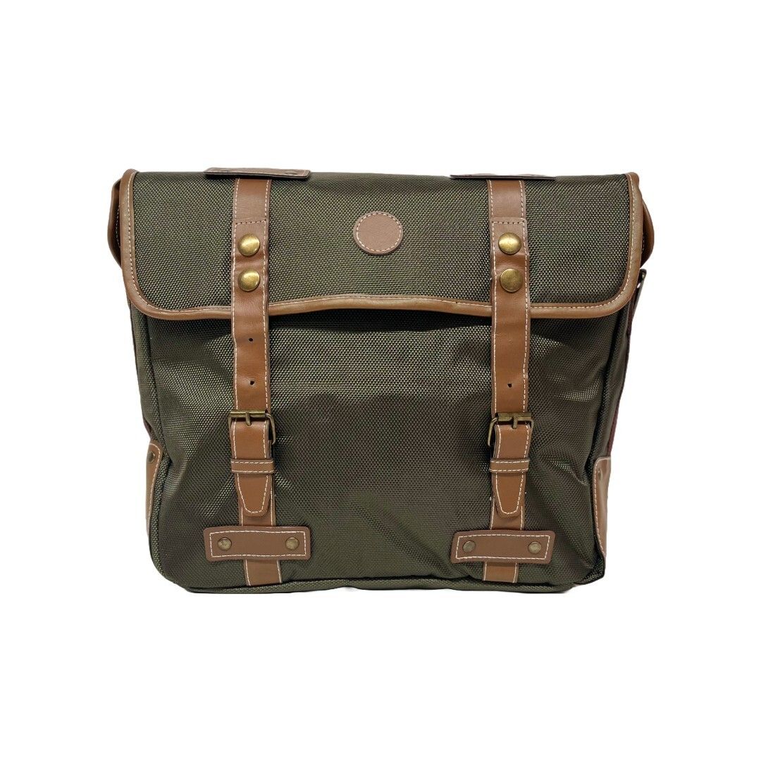New Tramp Rear MTS Pannier Bag w/ Hook Fastening Olive/Brown X