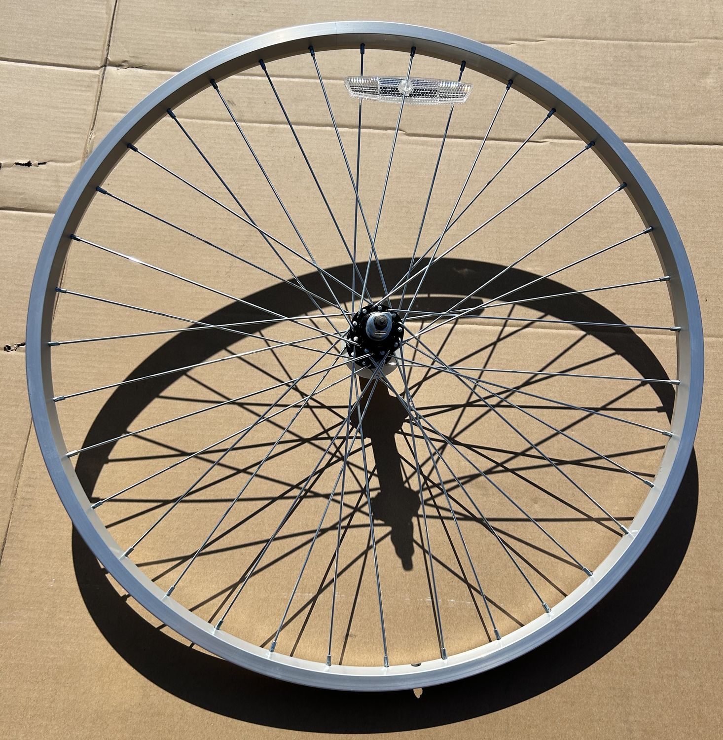 Bulk 26” Front Bicycle Wheel (Silver) Bolt on Alloy