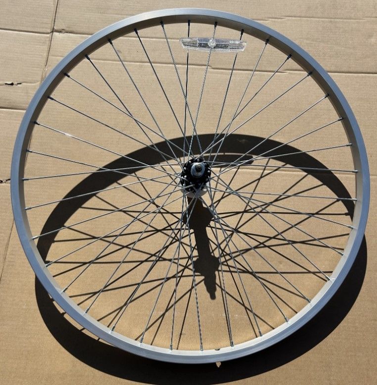 Bulk 26” Front Bicycle Wheel (Silver) Bolt on Alloy