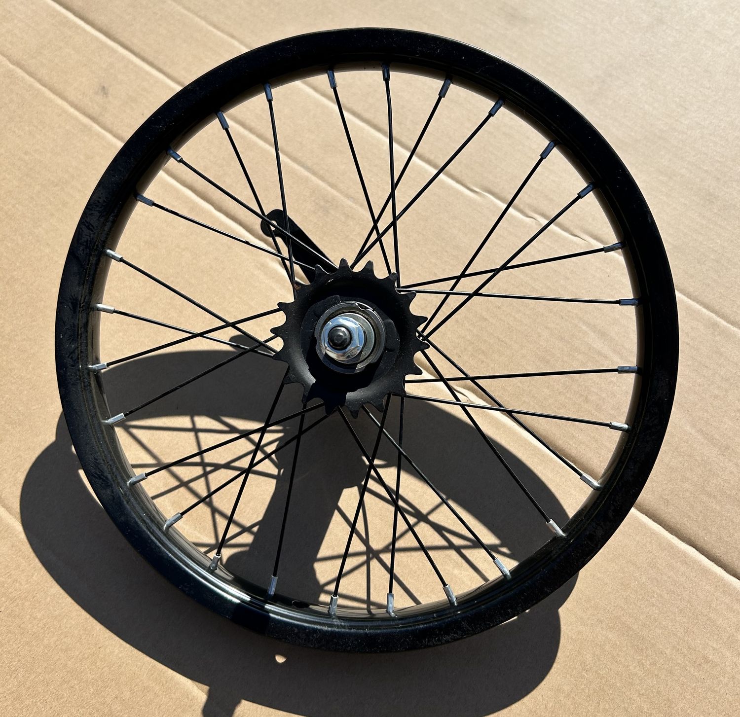 Rear 16” Bicycle Wheel (Black) Coaster Brake