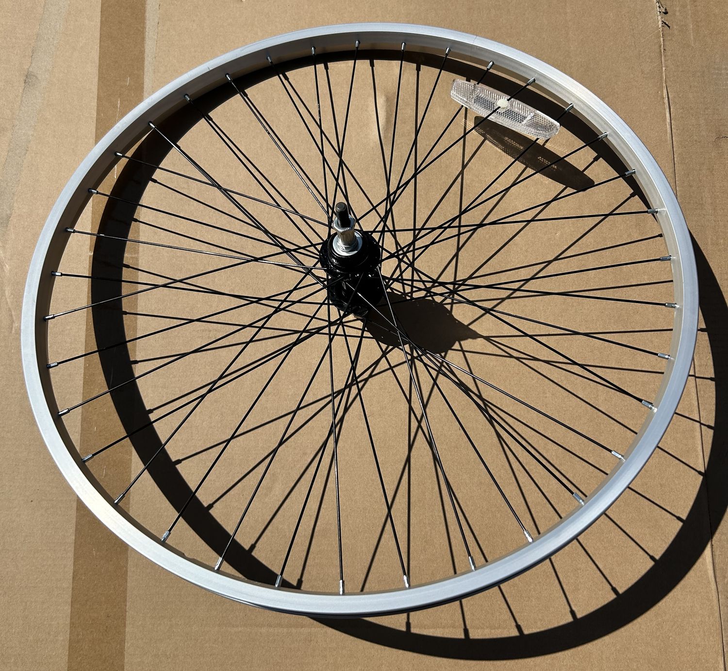 Bulk 26” Rear Bicycle Wheel (Silver) Freewheel