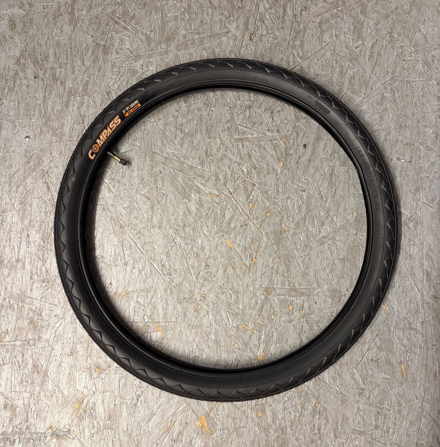 Bulk 26" x 2.40" Cruiser Bicycle Tire &amp; Tube (Black) x